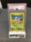 PSA Graded 1999 Pokemon Base Set Unlimited #55 NIDORAN Trading Card - GEM MINT 10