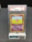 BSG Graded 1999 Pokemon Fossil 1st Edition #55 SLOWPOKE Trading Card - MINT 9