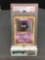 PSA Graded 1999 Pokemon Base Set Unlimited #50 GASTLY Trading Card - GEM MINT 10