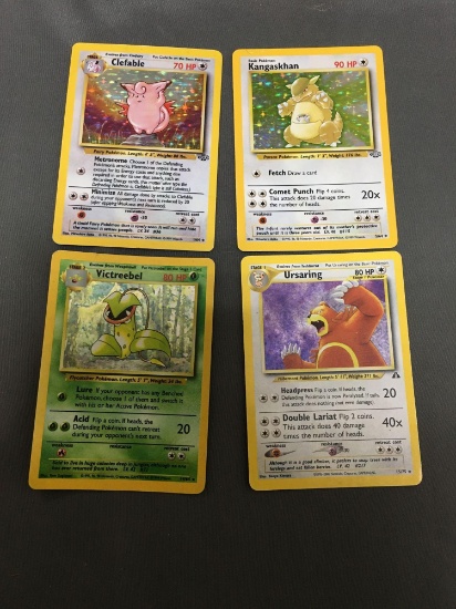 Lot of 5 Vintage Pokemon Holo Holofoil Rare Trading Cards