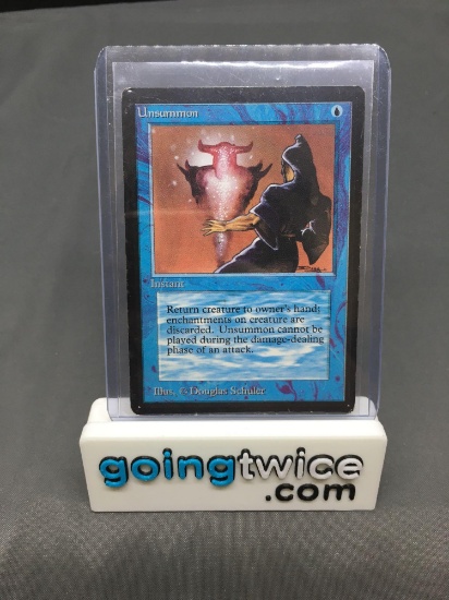 Magic the Gathering Beta UNSUMMON Vintage Trading Card from Collection