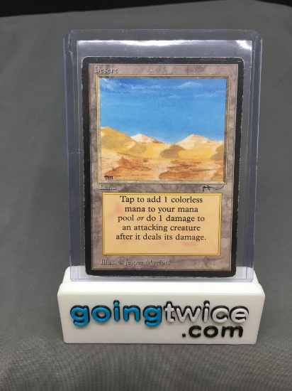 Magic the Gathering Arabian Nights DESERT Vintage Trading Card from Collection