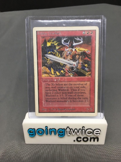 Magic the Gathering Unlimited KELDON WARLORD Vintage Trading Card from Collection