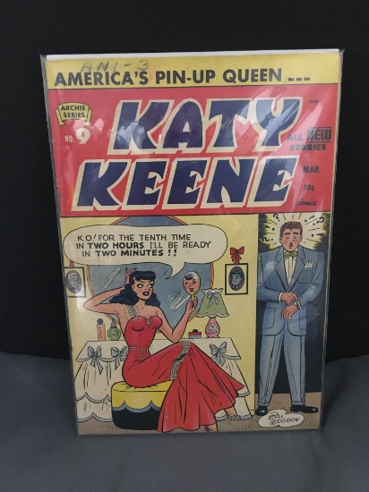 KATY KEENE #9 Vintage Comic Book from Estate Collection