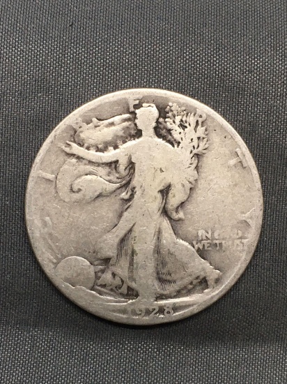 1928-S United States Walking Liberty Silver Half Dollar - 90% Silver Coin from Estate