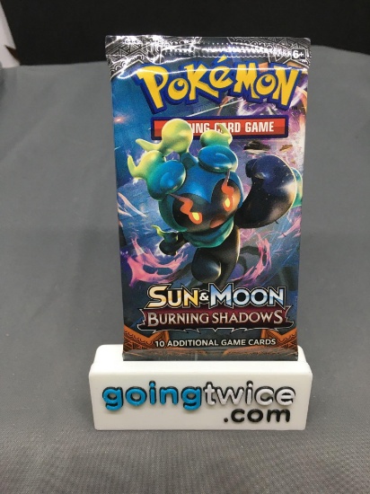 Factory Sealed Pokemon Sun & Moon BURNING SHADOWS 10 Card Booster Pack