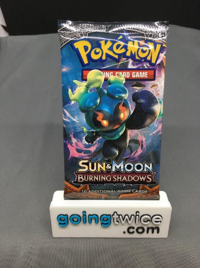 Factory Sealed Pokemon Sun & Moon BURNING SHADOWS 10 Card Booster Pack