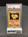 PSA Graded 1999 Pokemon Base Set Unlimited #68 VULPIX Trading Card - NM-MT 8