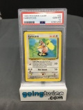 PSA Graded 1999 Pokemon Base Set Unlimited #27 FARFETCH'D Trading Card - GEM MINT 10