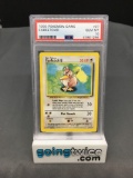 PSA Graded 1999 Pokemon Base Set Unlimited #27 FARFETCH'D Trading Card - GEM MINT 10