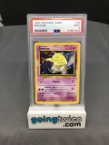 PSA Graded 1999 Pokemon Base Set Unlimited #49 DROWZEE Trading Card - MINT 9