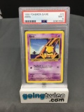 PSA Graded 1999 Pokemon Base Set Unlimited #43 ABRA Trading Card - MINT 9