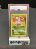 PSA Graded 1999 Pokemon Base Set Unlimited #37 NIDORINO Trading Card - MINT 9