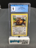 CGC Graded 1999 Pokemon Jungle 1st Edition #47 TAUROS Trading Card - MINT 9