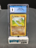 CGC Graded 1999 Pokemon Jungle 1st Edition #39 MAROWAK Trading Card - MINT 9