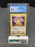 CGC Graded 1999 Pokemon Jungle 1st Edition #56 MEOWTH Trading Card - NM-MT 8.5+