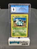 CGC Graded 1999 Pokemon Jungle 1st Edition #40 NIDORINA Trading Card - MINT 9