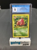 CGC Graded 1999 Pokemon Jungle 1st Edition #41 PARASECT Trading Card - MINT 9