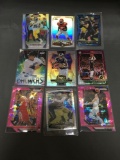 9 Card Lot of REFRACTOR & PRIZM Sports Cards with Rookies Stars and More!