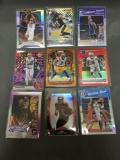 9 Card Lot of REFRACTOR & PRIZM Sports Cards with Rookies Stars and More!