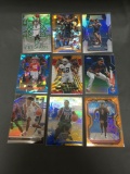 9 Card Lot of REFRACTOR & PRIZM Sports Cards with Rookies Stars and More!