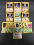 15 Count Lot of ALL Vintage Pokemon 1st Edition Cards