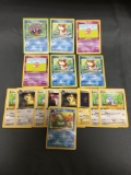 15 Count Lot of ALL Vintage Pokemon 1st Edition Cards
