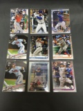 9 Card Lot of BASEBALL ROOKIE CARDS with Big Time Prospects and Future Stars