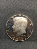 1976 United States Kennedy Silver Half Dollar - PROOF 90% Silver Coin from Estate