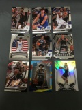 9 Card Lot of BASKETBALL ROOKIE CARDS with Stars and Newer Sets - HIGH BOOK VALUE!