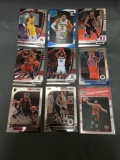 9 Card Lot of BASKETBALL ROOKIE CARDS with Stars and Newer Sets - HIGH BOOK VALUE!