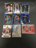 9 Card Lot of BASKETBALL ROOKIE CARDS with Stars and Newer Sets - HIGH BOOK VALUE!