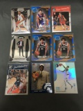 9 Card Lot of BASKETBALL ROOKIE CARDS with Stars and Newer Sets - HIGH BOOK VALUE!