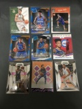 9 Card Lot of BASKETBALL ROOKIE CARDS with Stars and Newer Sets - HIGH BOOK VALUE!