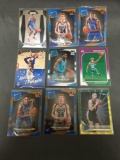 9 Card Lot of BASKETBALL ROOKIE CARDS with Stars and Newer Sets - HIGH BOOK VALUE!