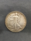 1945-S United States Walking Liberty Silver Half Dollar - 90% Silver Coin from Estate
