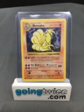 1999 Pokemon Base Set Shadowless #12 NINETALES Holofoil Rare Trading Card
