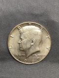 1967 United States Kennedy Silver Half Dollar - 40% Silver Coin from Estate
