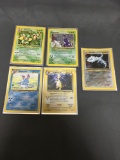 5 Card Lot of Vintage NEO GENESIS Holofoil Trading Card from Huge Collector