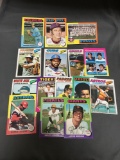 15 Card Lot of Vintage 1970's Baseball Cards from Huge Estate Haul with Rookies and Stars and More!