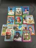 15 Card Lot of Vintage 1970's Baseball Cards from Huge Estate Haul with Rookies and Stars and More!