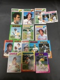 15 Card Lot of Vintage 1970's Baseball Cards from Huge Estate Haul with Rookies and Stars and More!