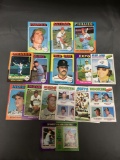 15 Card Lot of Vintage 1970's Baseball Cards from Huge Estate Haul with Rookies and Stars and More!
