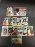 15 Card Lot of Vintage 1970's Baseball Cards from Huge Estate Haul with Rookies and Stars and More!