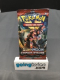 Factory Sealed Pokemon Sun & Moon CRIMSON INVASION 10 Card Booster Pack