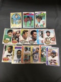 15 Card Lot of Vintage 1970's Football Trading Card from Huge Estate Collection