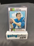 1973 Topps Football #455 JOHNNY UNITAS San Diego Chargers Trading Card - Hall of Famer!
