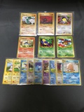 15 Card Lot of Japanese Vintage Pokemon NEO GENESIS Trading Cards from Nice Collection