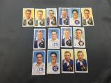 14 Card Lot of 1938 John Player Cricket Trading Cards from Nice Estate Collection