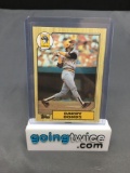 1987 Topps Baseball #320 BARRY BONDS Rookie Trading Card from Nice Estate Collection